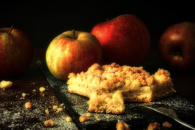 foto van appel crumble